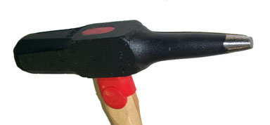 Round Punch - Wooden handle
